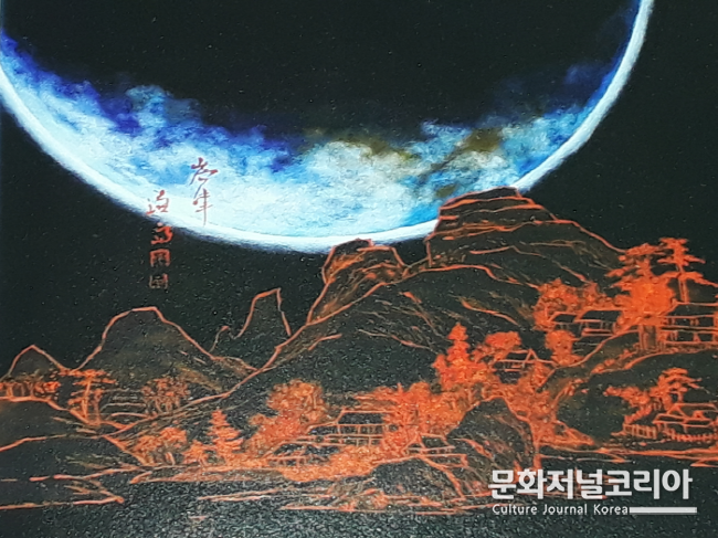  한국미술협회 이광수 이사장의 작품 시뮬라크르20-1 (사진제공 = IO ENT)