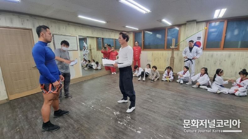 영화 '반달' 촬영 장면
